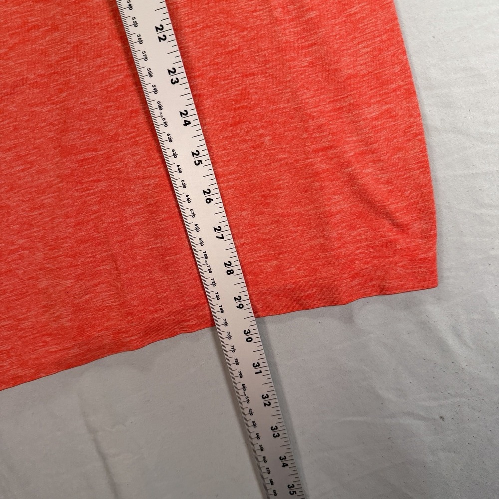 Rhone Shirt Mens Medium Orange Short Sleeve Crewneck Performance Stretch Tech - Picture 11 of 11